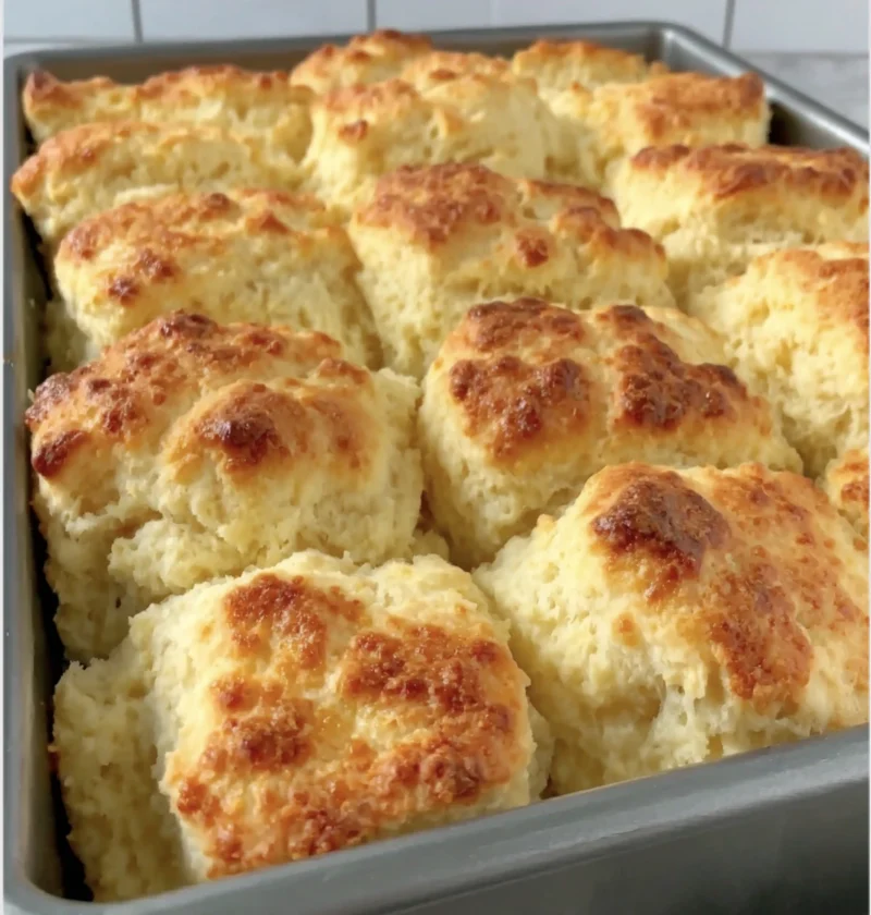Southern 4ingredient Butter Dip Biscuits