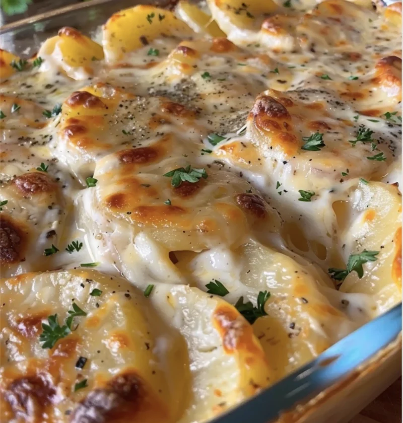 Ruths Chris Creamy Cheesy Scalloped Potatoes