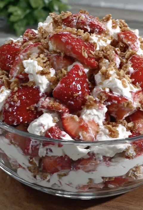 Strawberry Crackle Salad