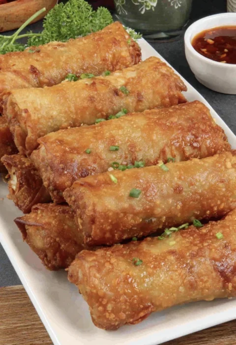 Ultra Crispy Chicken Spring Rolls
