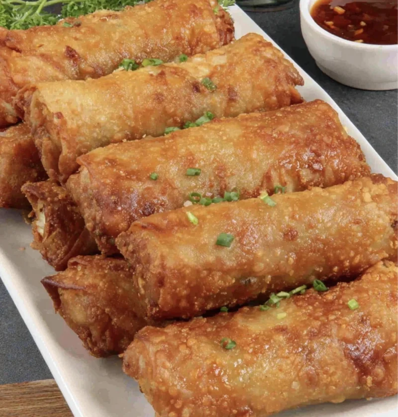 Ultra Crispy Chicken Spring Rolls