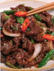 Sizzling Cantonese-Style Beef & Sweet Onion Wok Stir Fry