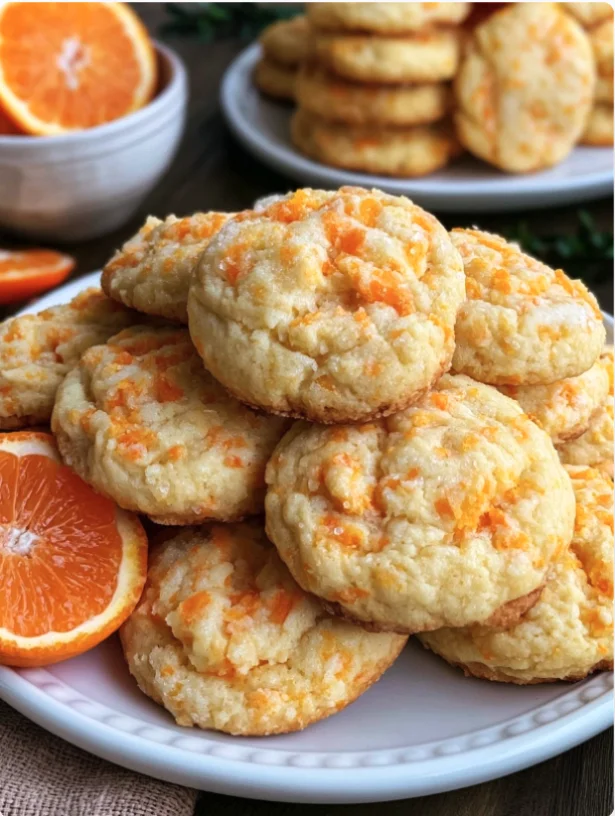 Creamsicle Orange Sugar Cookies