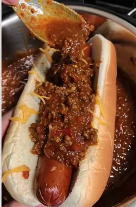Crockpot Hot Dog Chili