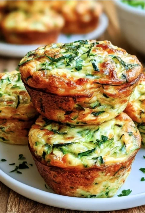 Easy Cheesy Zucchini Egg Muffins