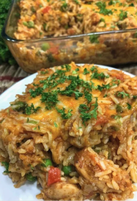 Easy Chicken and Rice Casserole