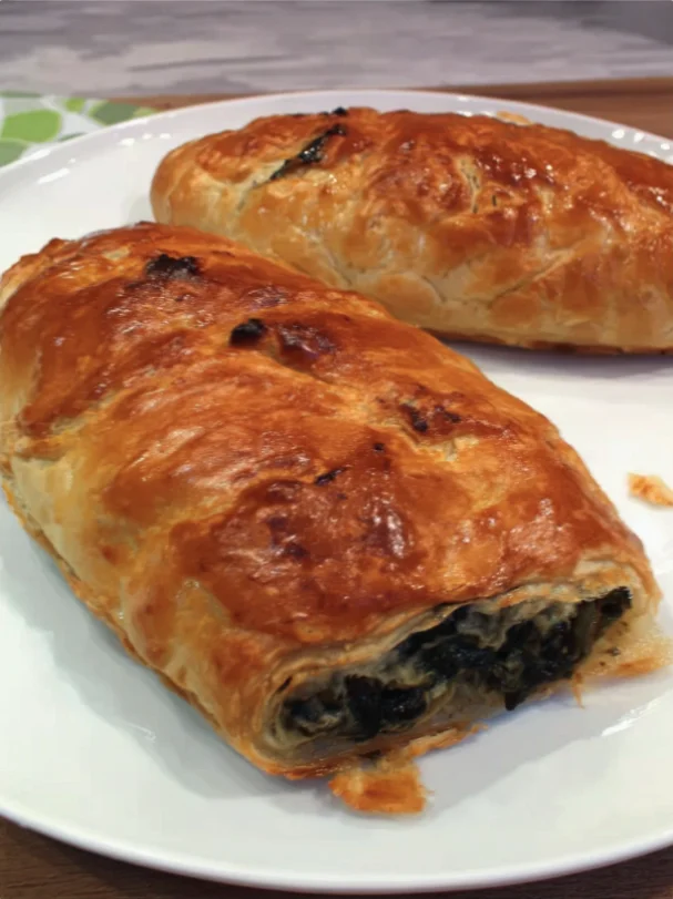 Golden Spinach & Cheese Puff Pastry