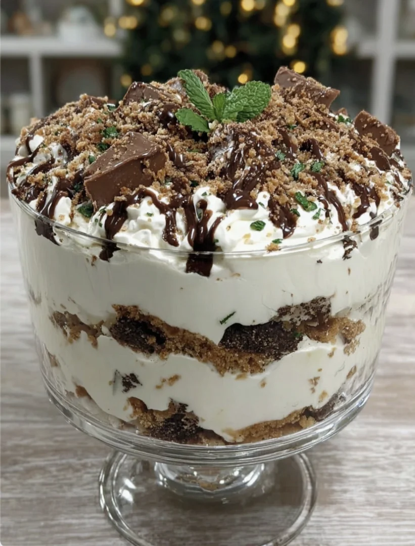Peppermint Crisp Trifle Delight