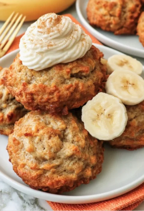 Soft Banana Bread Cookies