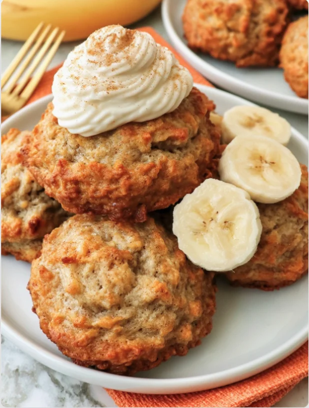 Soft Banana Bread Cookies
