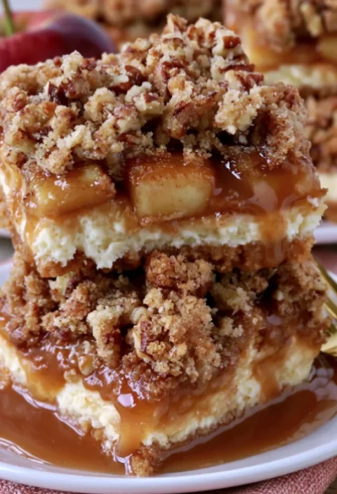 Apple Pie Cheesecake Bars