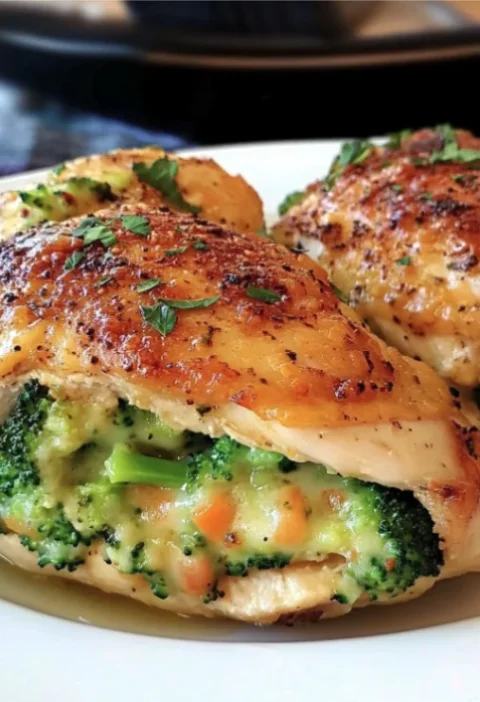 broccoli cheddar stuffed chicken