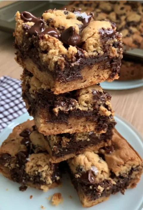 Brownie Cookie Explosion Bars