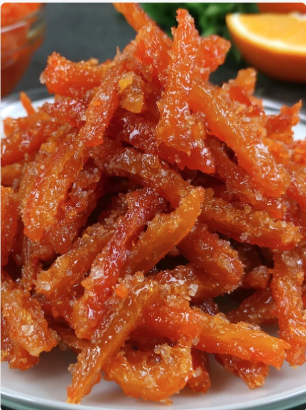 candied orange peel