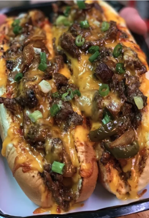 Cheesy Philly Cheesesteaks