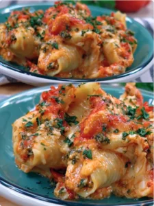 Chicken Parmesan Stuffed Shells