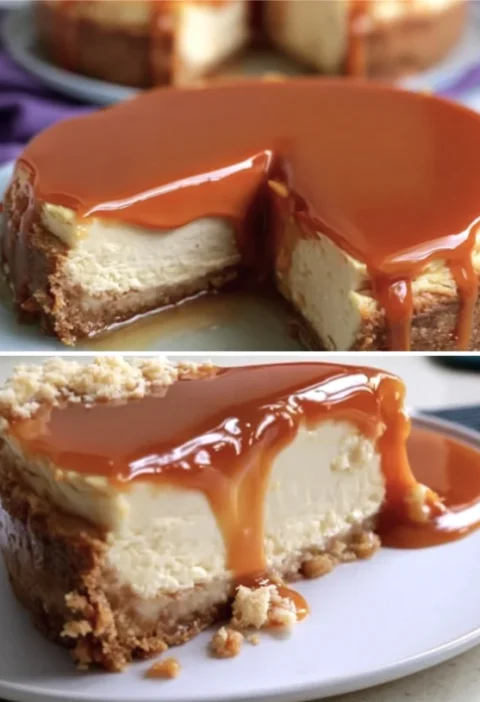 Creamy Caramel Cheesecake