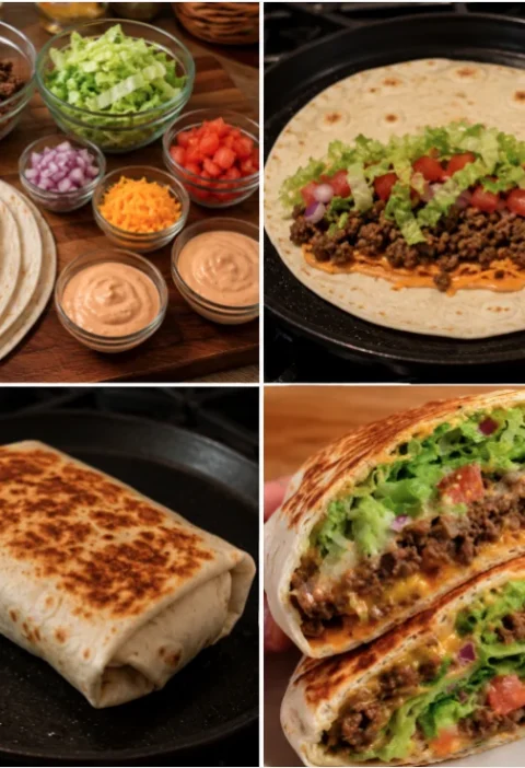 crunchy taco wrap melts