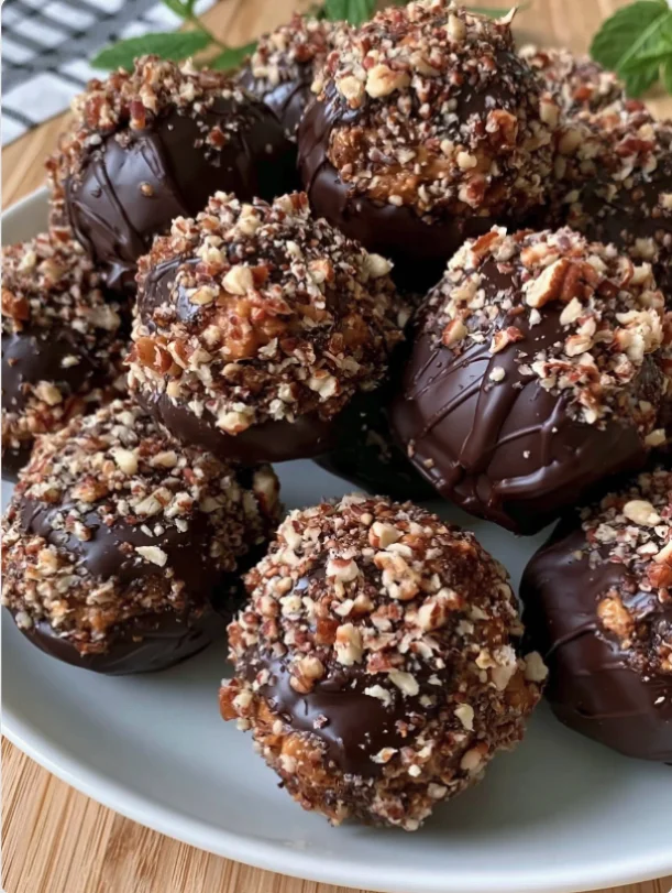 Dark Chocolate Peanut Butter Balls