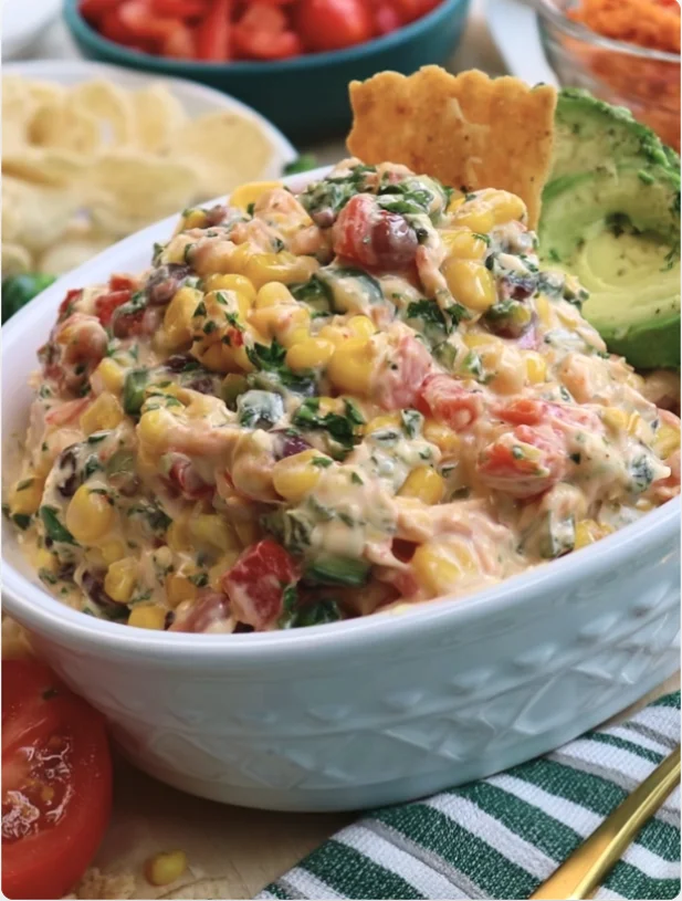 easy creamy cowboy caviar