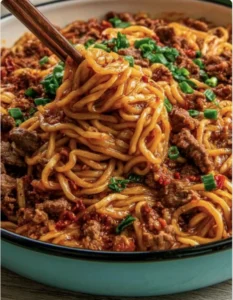 One-Pan Beef Noodle Skillet