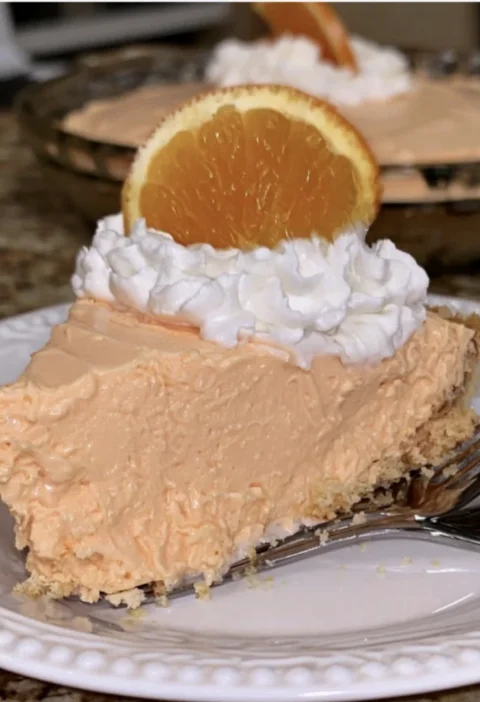 Orange Jello Creamsicle Pie