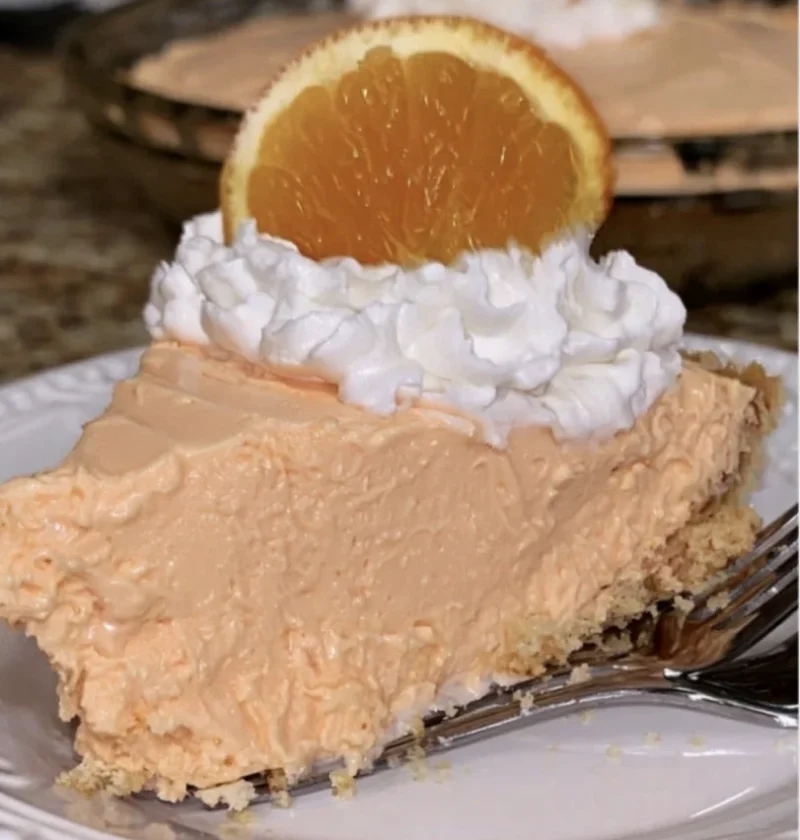 Orange Jello Creamsicle Pie