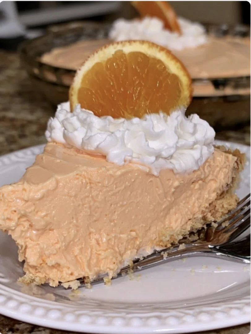 Orange Jello Creamsicle Pie
