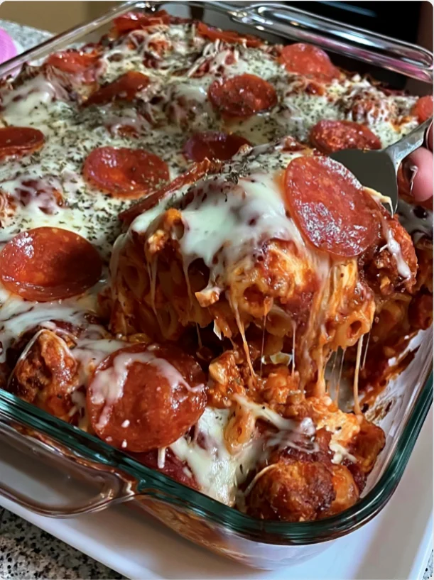 Pepperoni Cheesy Pasta Bake - pepperoni-cheesy-pasta-bake-3