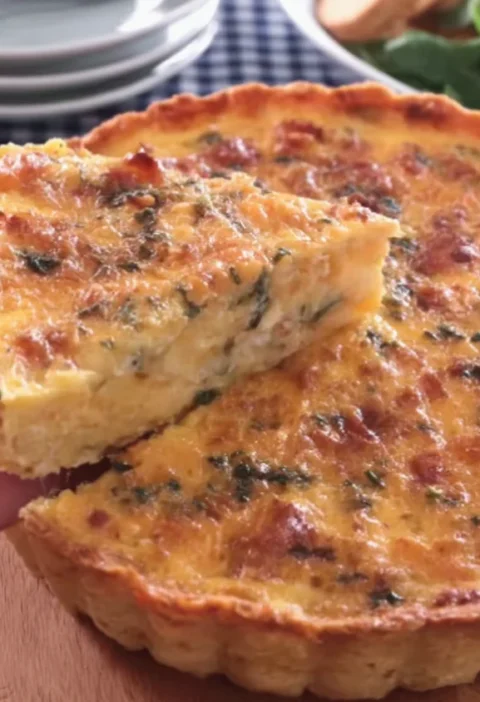 Three Cheese Quiche