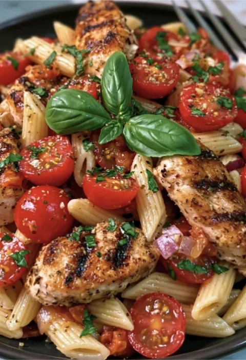 bruschetta chicken pasta
