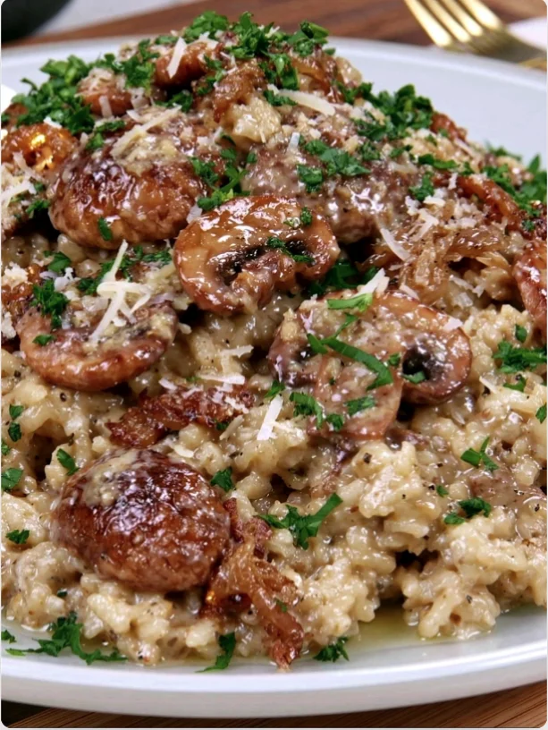 Creamy Mushroom Risotto