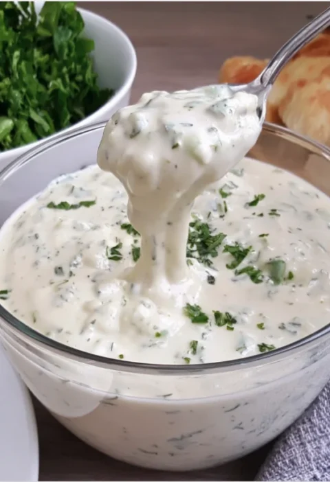 Garlic Herb Yogurt Sauce