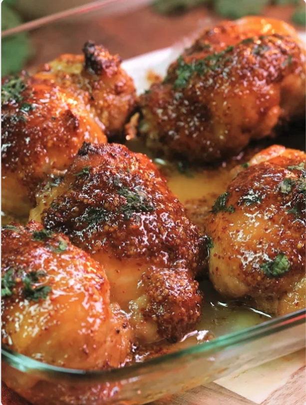 Honey Mustard Chicken Thighs