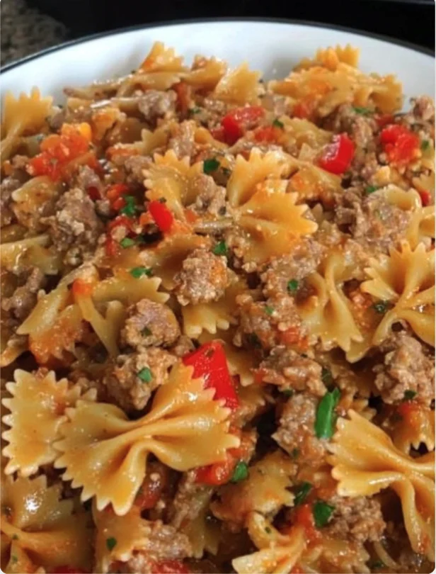 Italian Sausage Bow Tie Pasta