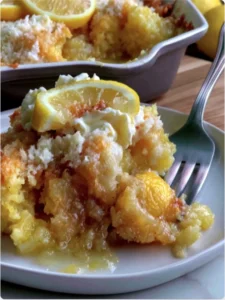 Magic Lemon Cobbler