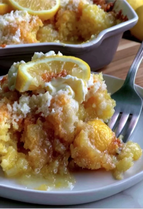 Magic Lemon Cobbler