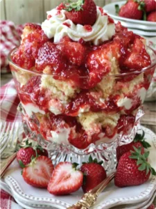 Strawberry Shortcake Trifle