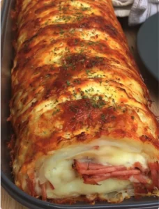 Baked Potato Crust Roll-Ups with Cheese and Deli Slices