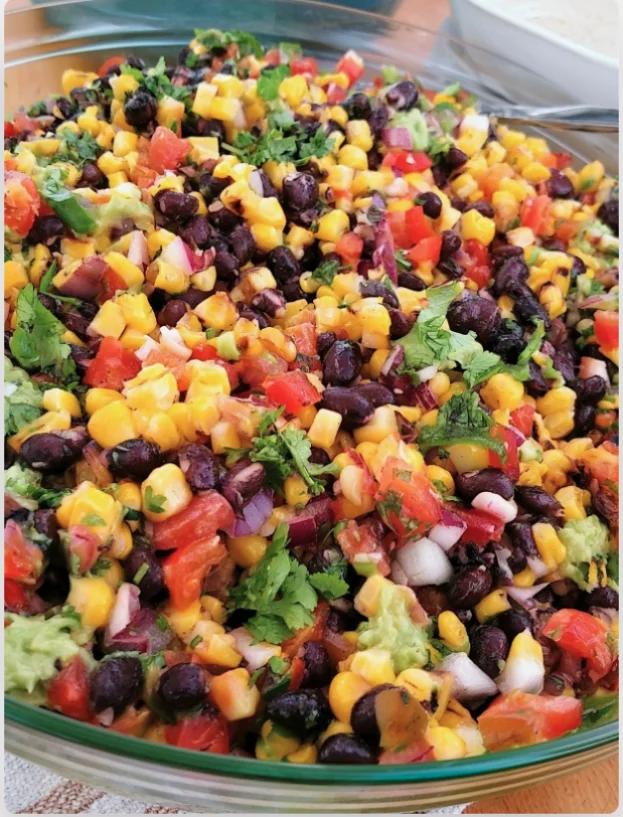 California Grilled Corn and Black Bean Salad
