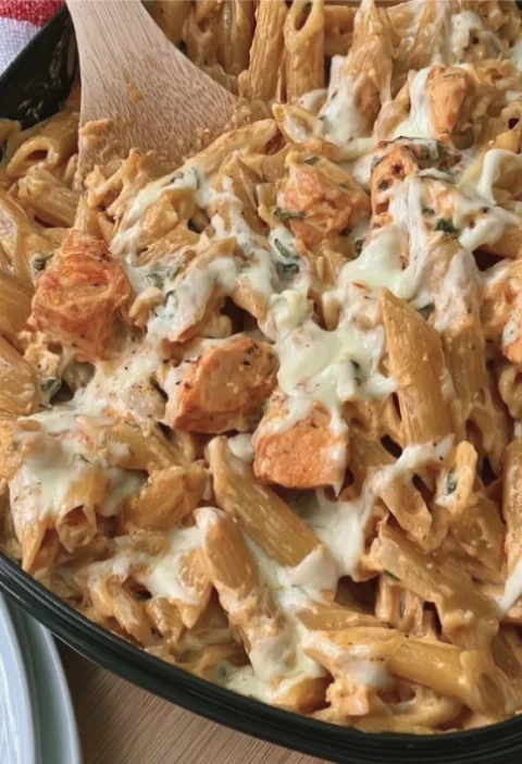 Cheesy Chicken Ranch Pasta