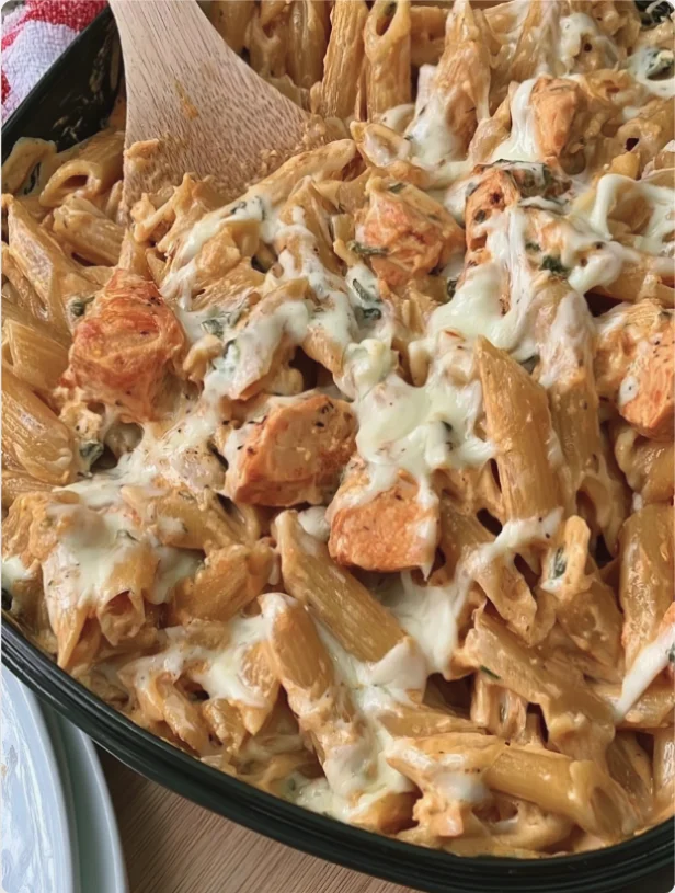Cheesy Chicken Ranch Pasta