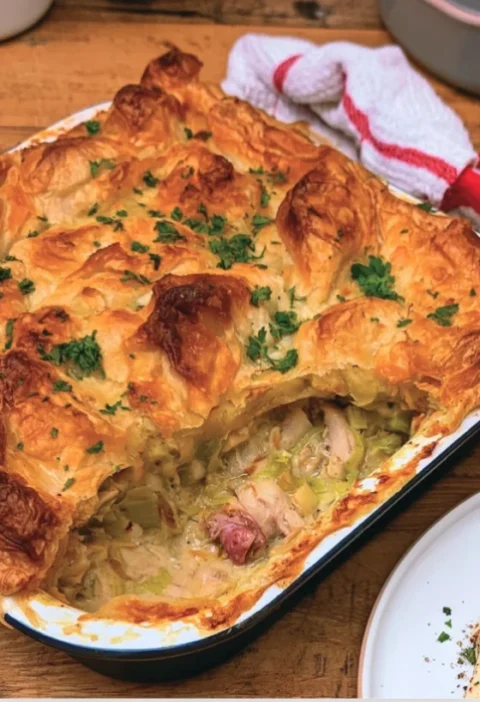 Chicken & Leek Pie