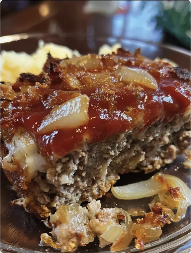 Easy Slow Cooker French Onion Meatloaf