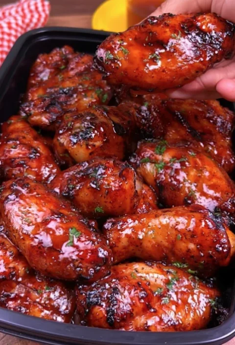 Grilled BBQ Chicken Wings