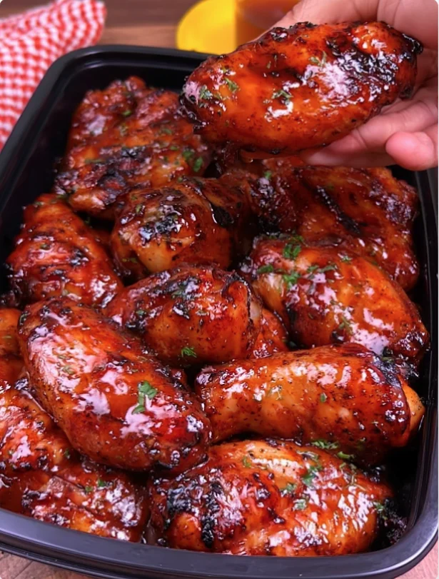 Grilled BBQ Chicken Wings