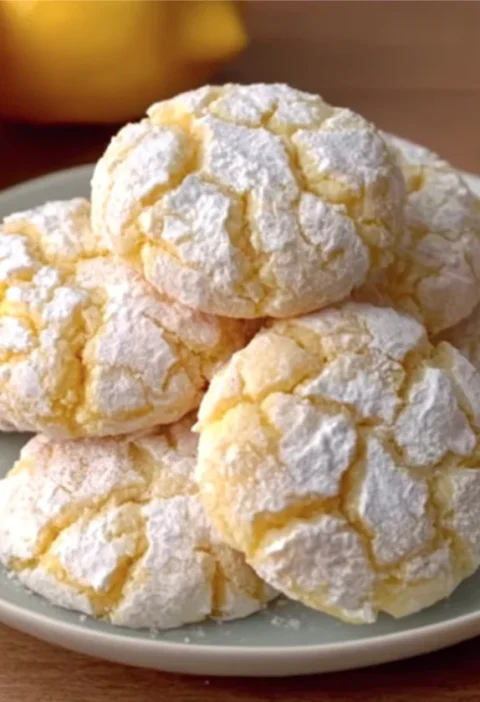 Lemon Crinkle Cookies