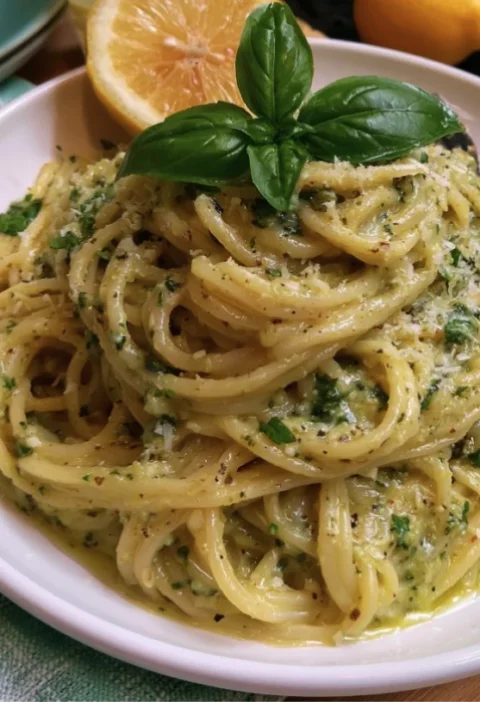 Lemon Pesto Pasta