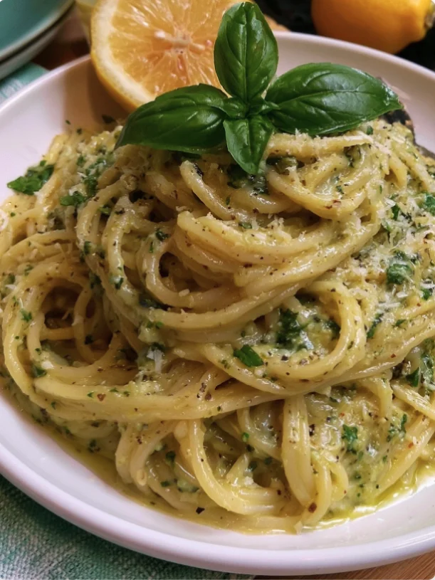 Lemon Pesto Pasta