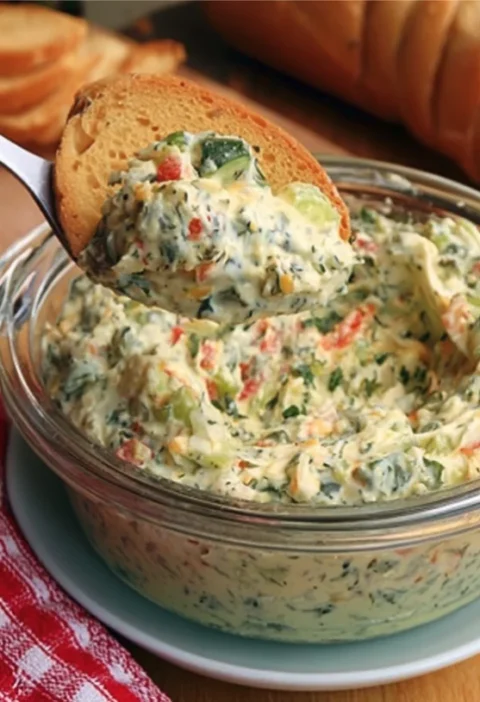 Nana’s Fresh Garden Vegetable Spread